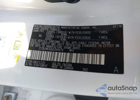 2016 Lexus Rx 350 F Sport from USA, damaged, VIN 2T2BZMCA0GC046479